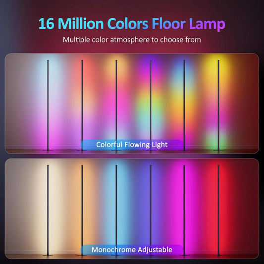 Smart RGB Corner Floor Lamp