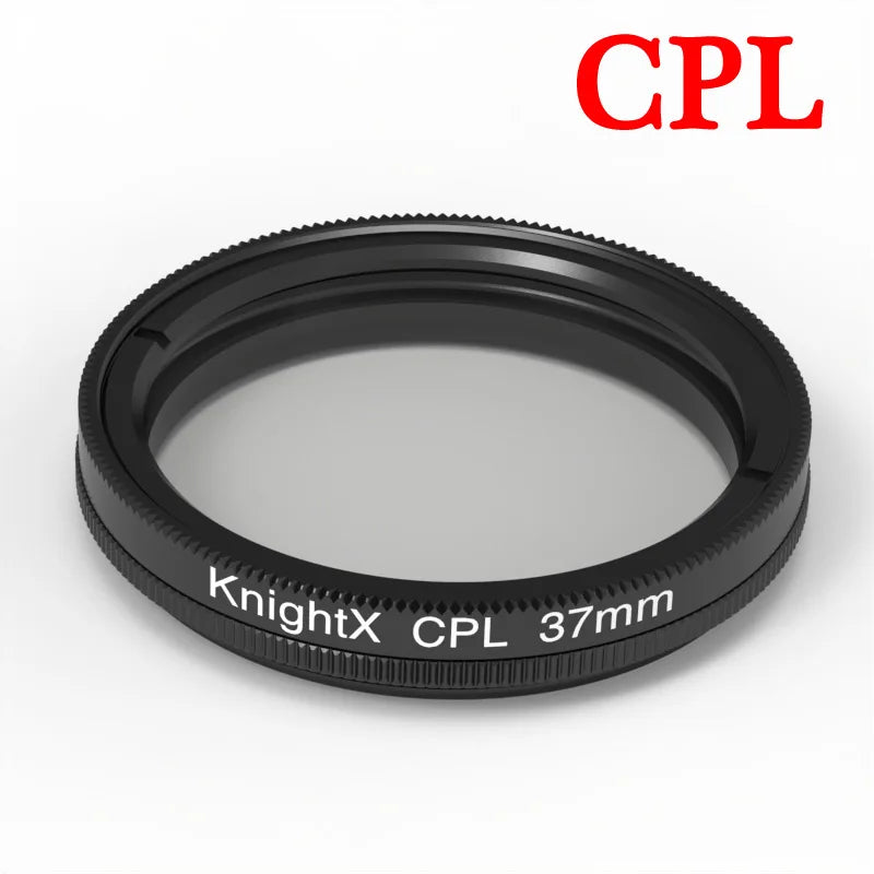 KnightX all mobile phone 37mm 49mm 52mm 55mm 58mm Camera Macro Lens CPL Star Variable ND Filter phone level photography