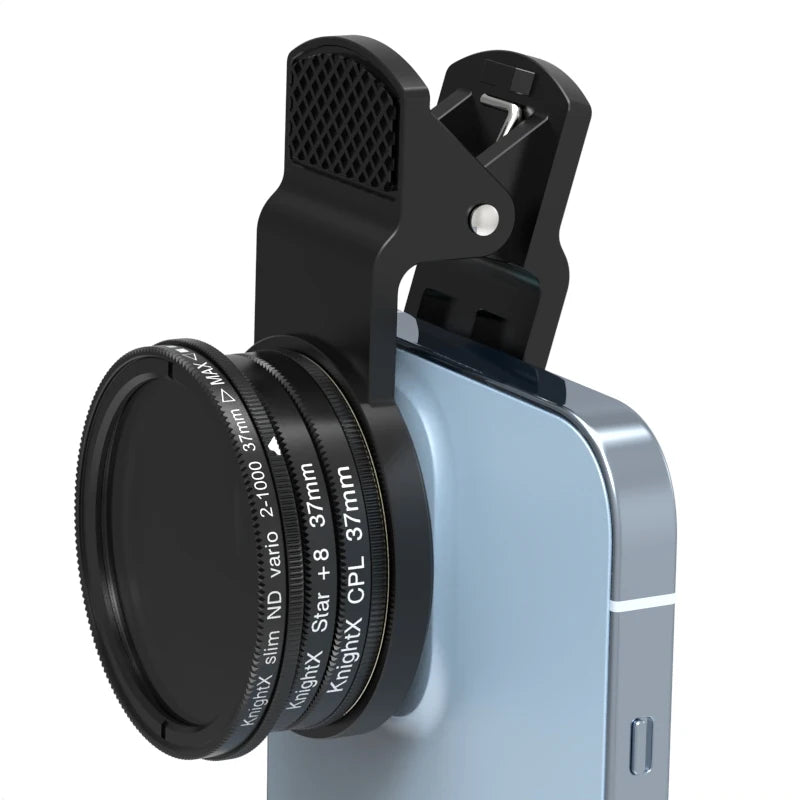 KnightX all mobile phone 37mm 49mm 52mm 55mm 58mm Camera Macro Lens CPL Star Variable ND Filter phone level photography
