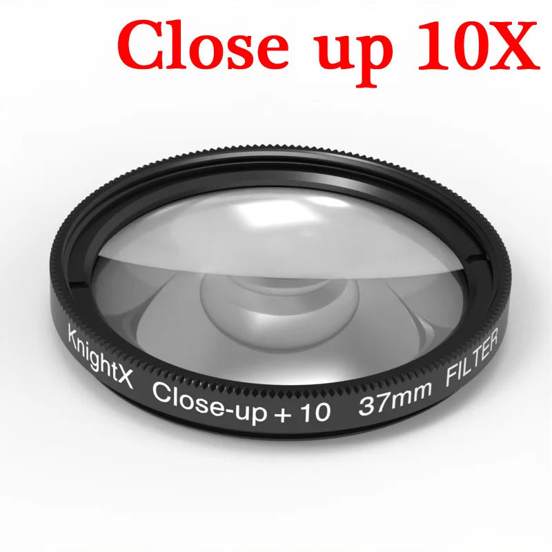 KnightX all mobile phone 37mm 49mm 52mm 55mm 58mm Camera Macro Lens CPL Star Variable ND Filter phone level photography