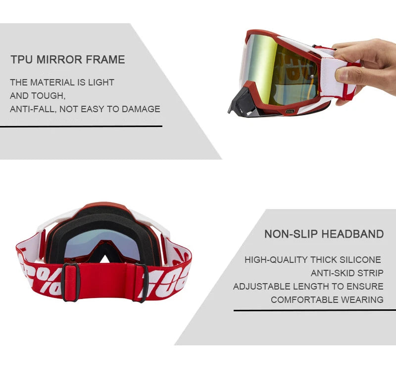 Motocross Goggles Sunglasses  Glasses Cycling Glasses Man Glasses Motorcycle Goggles Motocross Racing Goggles Motorcycle Glasses