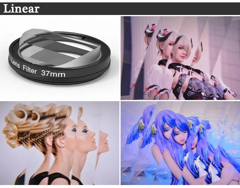KnightX all mobile phone 37mm 49mm 52mm 55mm 58mm Camera Macro Lens CPL Star Variable ND Filter phone level photography