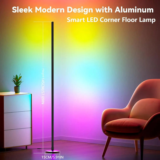 Smart RGB Corner Floor Lamp